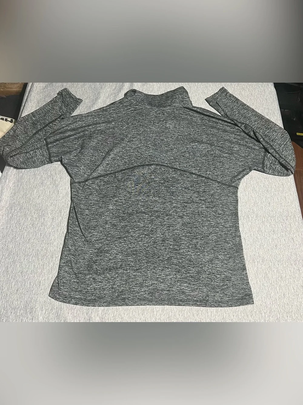 Nike Women’s Army Black Knights Dri-FIT Element Heather Gray Half Zip